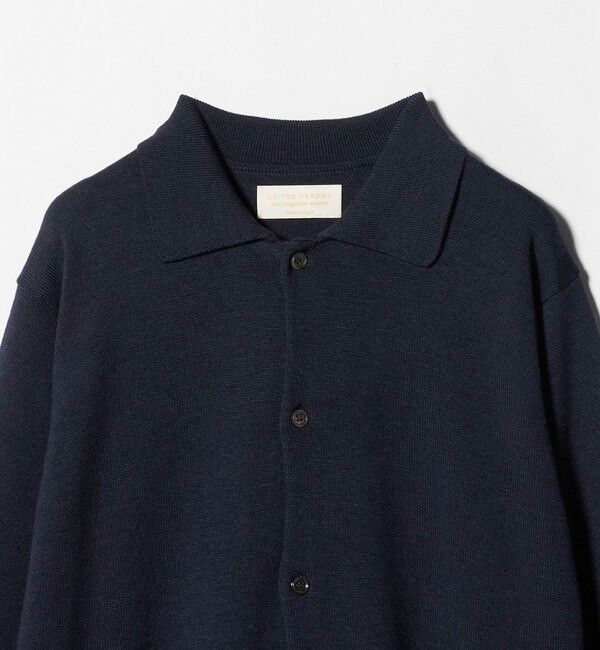 UNITED ARROWS「YAMAGATA ミドルゲージ ポロカーディガン」|カーディガン|