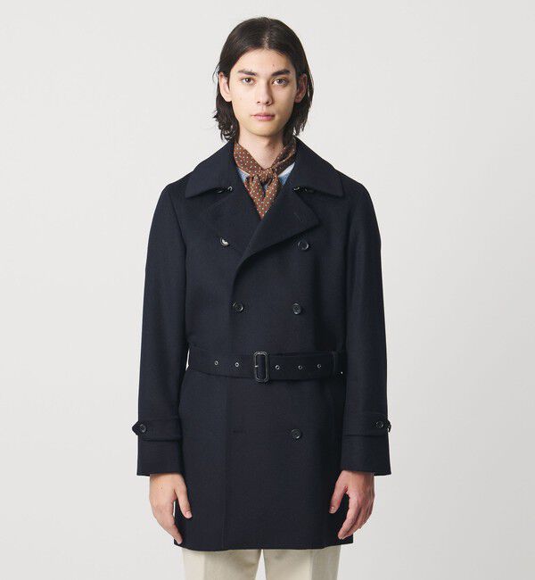 UNITED ARROWS「ウール カシミヤ ビーバー ショートトレンチコート」|トレンチコート|