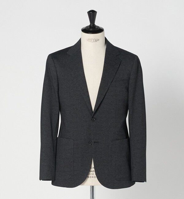 UNITED ARROWS「ツイル シングル 2ボタン テーラードジャケット COMFORT EASY-MODEL ストレッチ」|テーラードジャケット|DK.GRAY