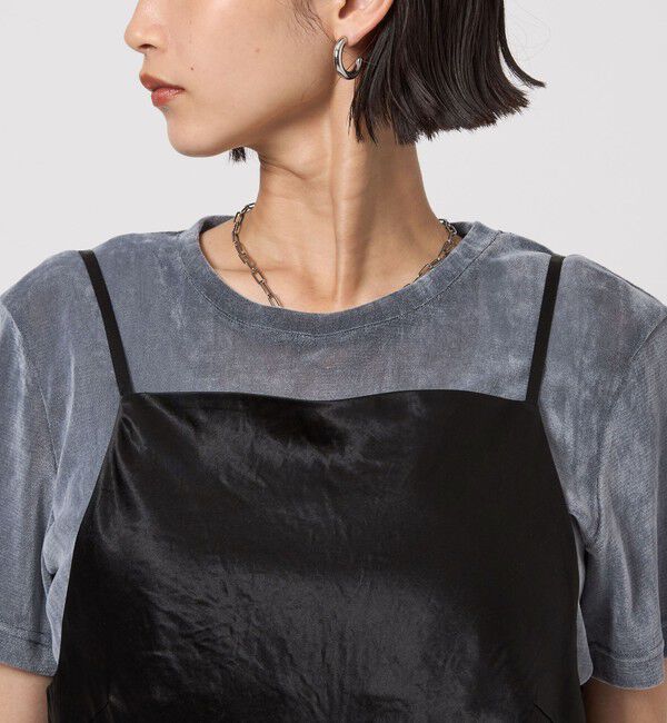 UNITED ARROWS green label relaxing「サテン キャミソール ワンピース」|ワンピース|