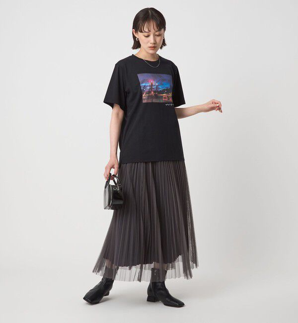 UNITED ARROWS green label relaxing「＜To b. by agnes b.コラボ＞フォト ショートスリーブ Tシャツ」|Tシャツ・カットソー|