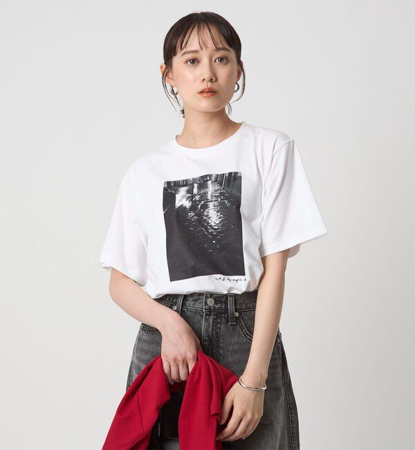 UNITED ARROWS green label relaxing「＜To b. by agnes b.コラボ＞フォト ショートスリーブ Tシャツ」|Tシャツ・カットソー|