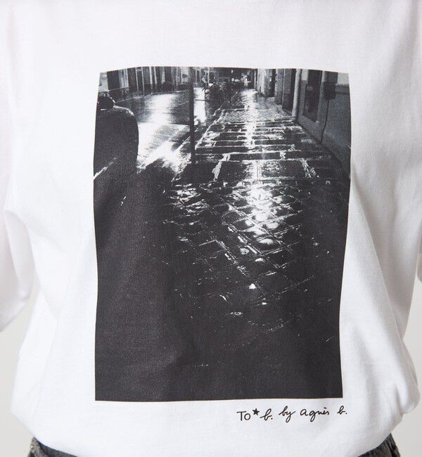 UNITED ARROWS green label relaxing「＜To b. by agnes b.コラボ＞フォト ショートスリーブ Tシャツ」|Tシャツ・カットソー|