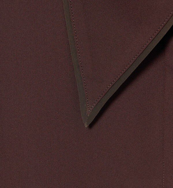 EMMEL REFINES「＜EMMEL REFINES＞EM パイピングエリ トロミシャツ」|シャツ・ブラウス|