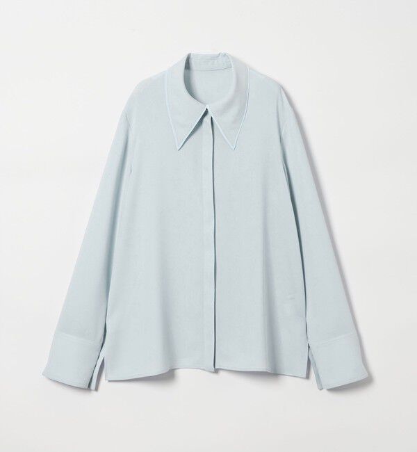 EMMEL REFINES「＜EMMEL REFINES＞EM パイピングエリ トロミシャツ」|シャツ・ブラウス|