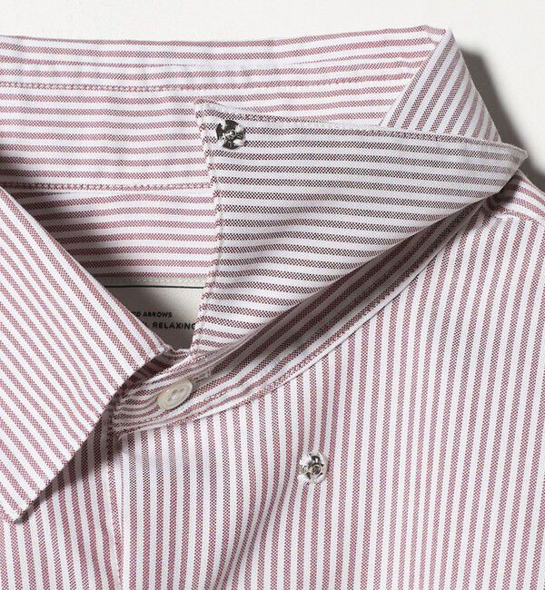 UNITED ARROWS green label relaxing「エブリット コットンオックス ストライプ スナップ ボタンダウン シャツ -イージーアイロン-」|シャツ・ブラウス|