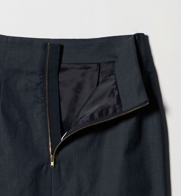 UNITED ARROWS green label relaxing「［size SHORTあり］キチントボトムス Iライン スリム タイト スカート シャンブレー」|タイト|