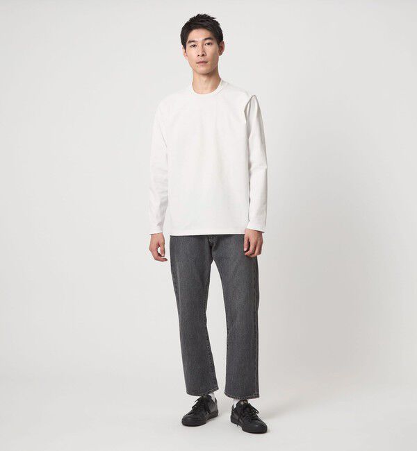 UNITED ARROWS green label relaxing「【WEB限定】JUST fit クリーン カノコ ジャケイン 長袖 Tシャツ -抗菌-」|Tシャツ・カットソー|
