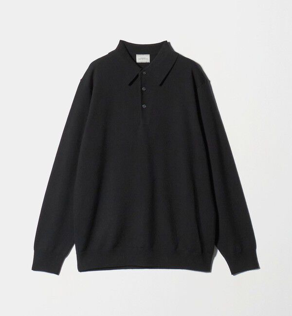 UNITED ARROWS green label relaxing「Super 120's ハイゲージ ニット ポロシャツ」|ニット・セーター|