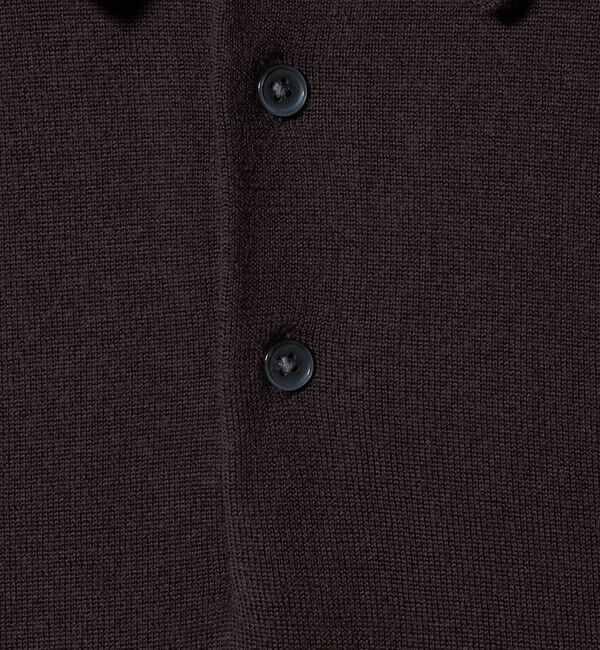 UNITED ARROWS green label relaxing「Super 120's ハイゲージ ニット ポロシャツ」|ニット・セーター|