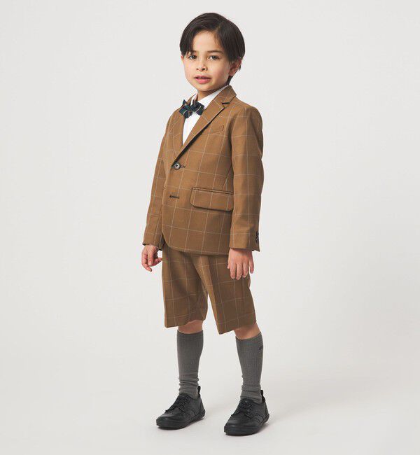 UNITED ARROWS green label relaxing「ウィンドペン チェック ジャケット / キッズ 110cm-130cm」|テーラードジャケット|