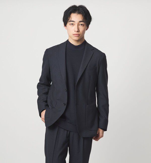 UNITED ARROWS green label relaxing「メランジ ダンボール モックネック カットソー」|Tシャツ・カットソー|