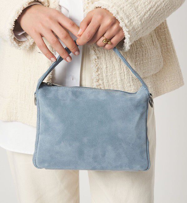 UNITED ARROWS green label relaxing「＜PRATO MADE IN ITALY＞ワンハンドルバッグ」|ショルダー・メッセンジャー|LT.BLUE