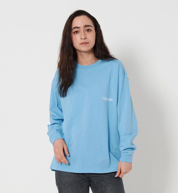 California General Store「＜CGS.＞オーガニック コットン ロングスリーブ ロゴ Tシャツ」|Tシャツ・カットソー|