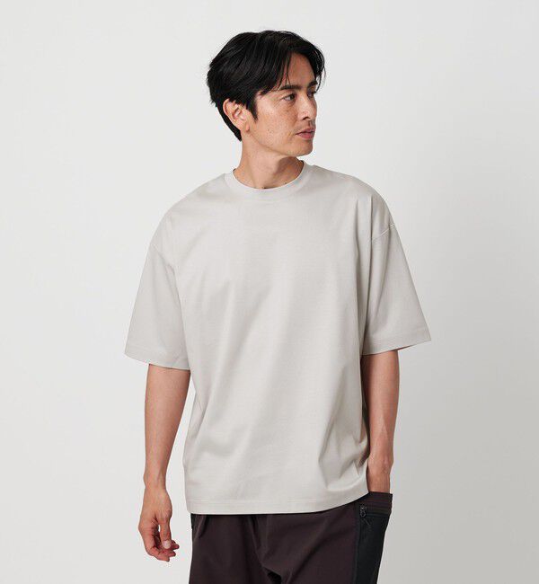 BEAUTY&YOUTH UNITED ARROWS「スーパークール クルーネック カットソー -接触冷感 抗菌・防臭‐」|Tシャツ・カットソー|LT.GRAY