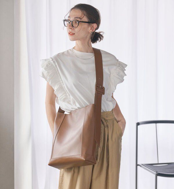 BEAUTY&YOUTH UNITED ARROWS「ソフト ワイドベルト ビッグ ショルダーバッグ 2」|ショルダー・メッセンジャー|