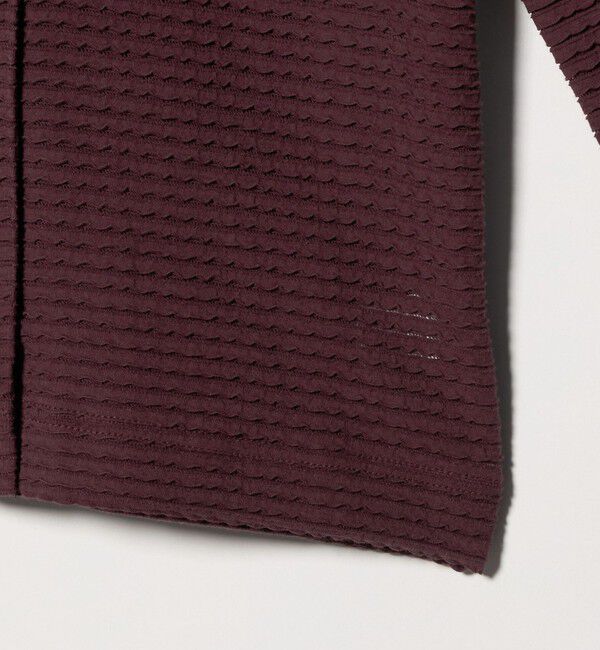 STEVEN ALAN「＜Steven Alan＞ウェイビー ジャージー ショートスリーブ カーディガン」|カーディガン|