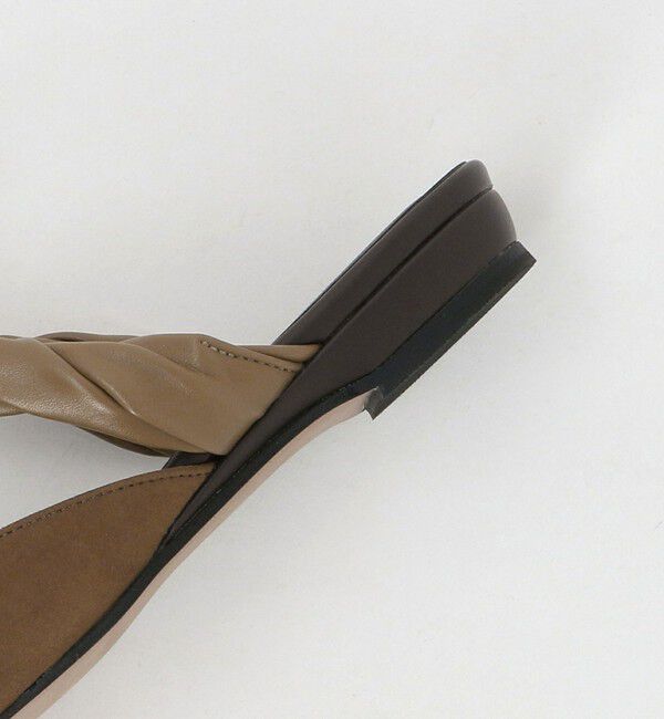 BEAUTY&YOUTH UNITED ARROWS「スエードライク ツイスト ストラップ ミュール」|サンダル|