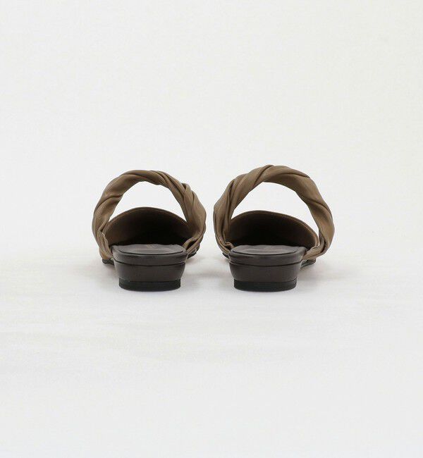 BEAUTY&YOUTH UNITED ARROWS「スエードライク ツイスト ストラップ ミュール」|サンダル|