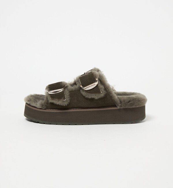 BEAUTY&YOUTH UNITED ARROWS「【別注】＜EMU Australia＞ムートン バックル サンダル」|サンダル|