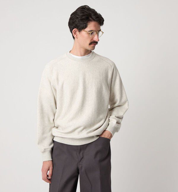 STEVEN ALAN「＜Steven Alan＞ CR ウラケ フリーダムスリーブ クルーネック スウェット」|スウェット・ジャージ|