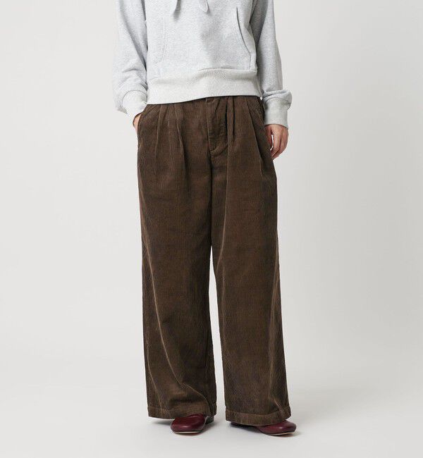 BEAUTY&YOUTH UNITED ARROWS「【別注】＜BIG MAC＞コーデュロイワイドパンツ」|その他|DK.BROWN