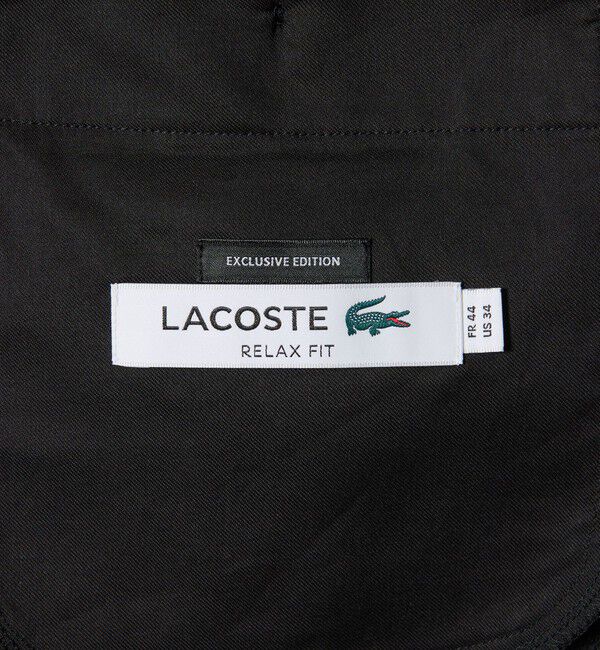 BEAUTY&YOUTH UNITED ARROWS「＜LACOSTE for BEAUTY&YOUTH＞ワントーン ロゴ パンツ」|チノ|