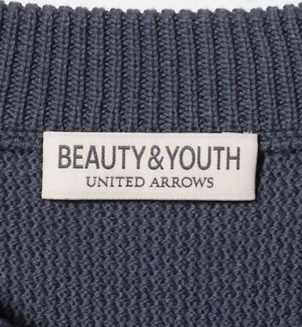 BEAUTY&YOUTH UNITED ARROWS「ガスコットン リンクス クルーネック ニット」|ニット・セーター|