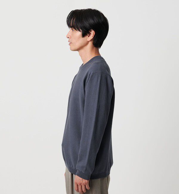 BEAUTY&YOUTH UNITED ARROWS「ガスコットン リンクス クルーネック ニット」|ニット・セーター|