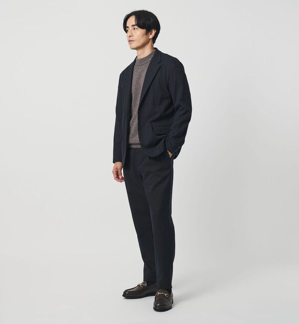 BEAUTY&YOUTH UNITED ARROWS「エコフルフラン 1プリーツ テーパード パンツ NO.5 セットアップ対応」|チノ|