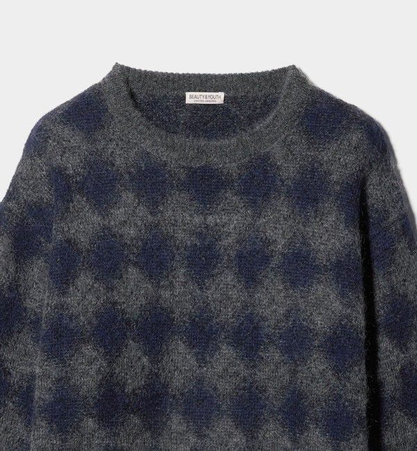 BEAUTY&YOUTH UNITED ARROWS「ロンバス モヘヤ クルーネック ニット」|ニット・セーター|