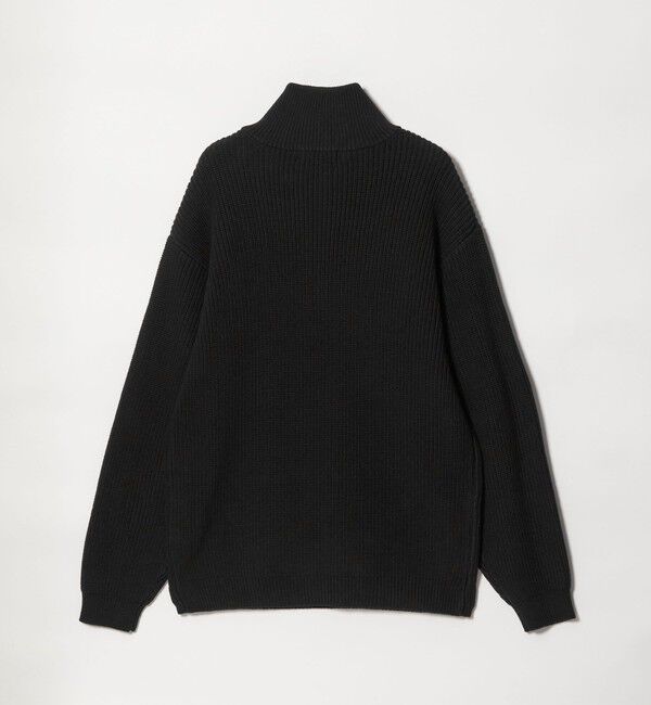 MONKEY TIME「バルキー アゼ ハーフジップ ニット」|ニット・セーター|