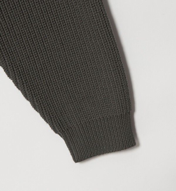 MONKEY TIME「バルキー アゼ ハーフジップ ニット」|ニット・セーター|