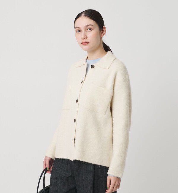 BEAUTY&YOUTH UNITED ARROWS「チャイニーズラクーンブレンド ポケット シャツカーディガン」|カーディガン|