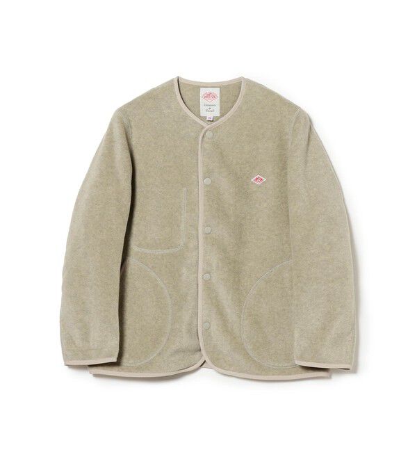 Ray BEAMS 「DANTON / FLEECE COLLARLESS JACKET」|ブルゾン・スタジャン|