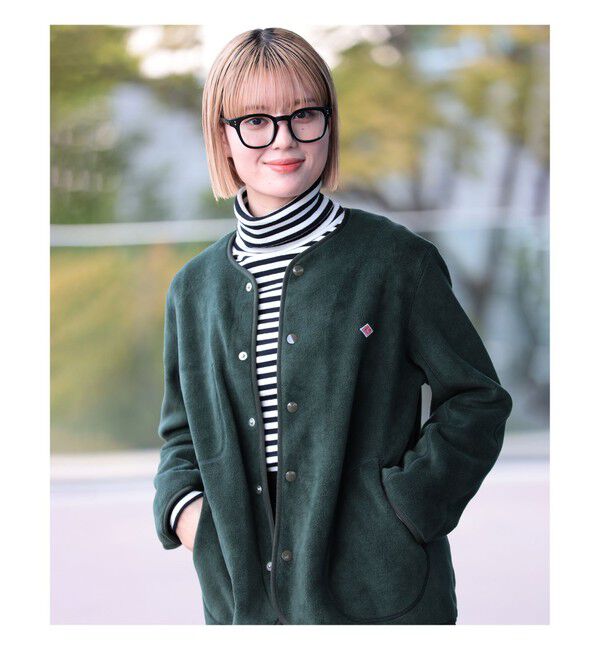 Ray BEAMS 「DANTON / FLEECE COLLARLESS JACKET」|ブルゾン・スタジャン|