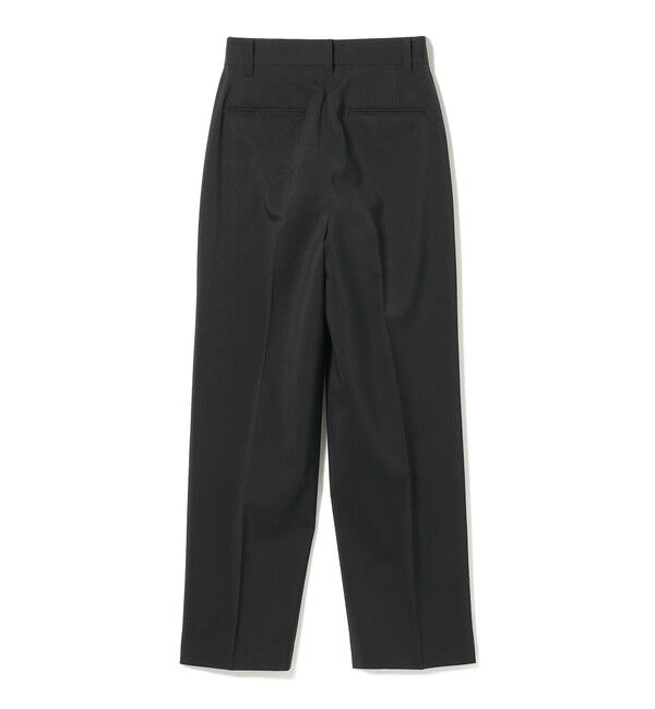 Demi-Luxe BEAMS 「AK+1 / スーパーブラック ストレートパンツ」|スラックス|