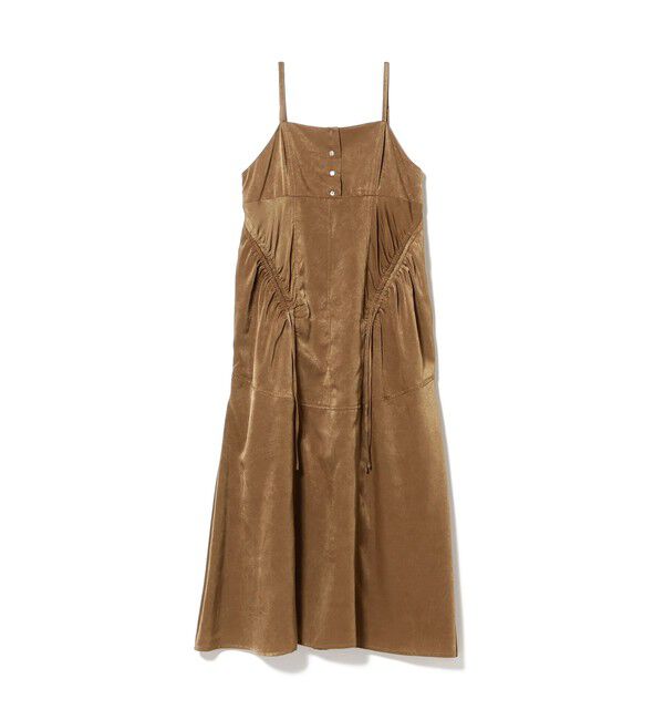 Ray BEAMS 「サテン ドロスト キャミワンピース」|ワンピース|