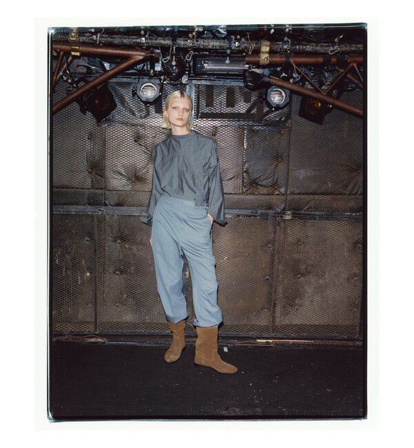 BEAMSBOY「maturely / オーガニック コットン ハート フリルシャツ」|シャツ・ブラウス|