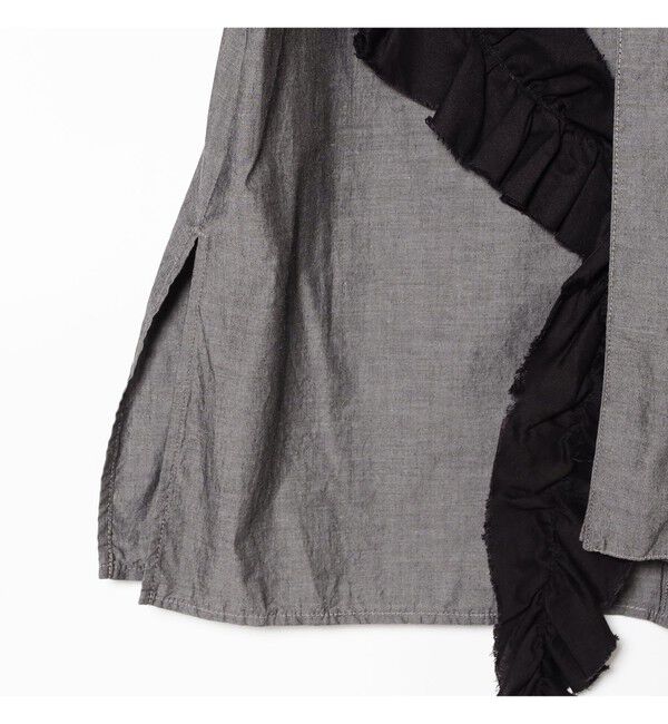 BEAMSBOY「maturely / オーガニック コットン ハート フリルシャツ」|シャツ・ブラウス|