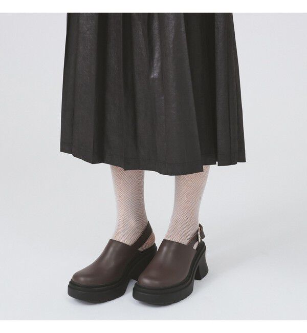 Ray BEAMS 「レザーライクプリーツ スカート」|スカート|