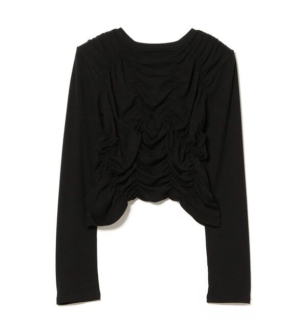 Ray BEAMS 「リブ シャーリング カーディガン」|カーディガン|