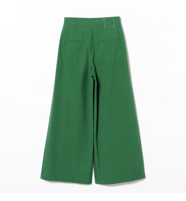 Demi-Luxe BEAMS 「AK+1 / コットン ワイドパンツ」|チノ|