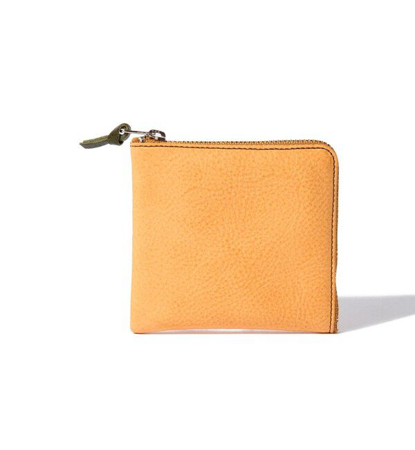 BEAMS PLUS「Double Zip Wallet」|財布|TAN/OLIVE
