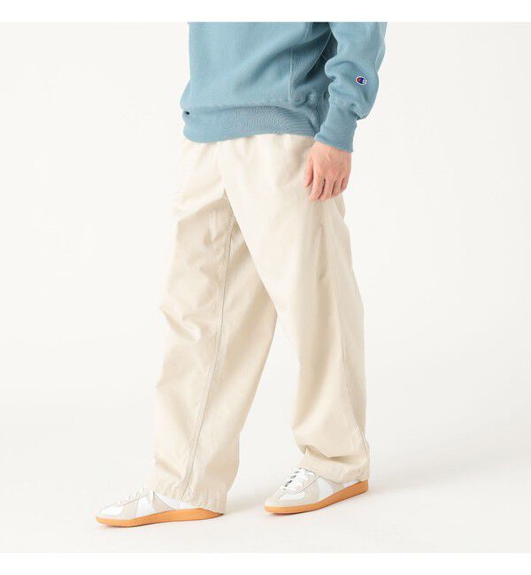 BEAMS「リラックスフィット ベーシック ツイル イージーパンツ」|チノ|