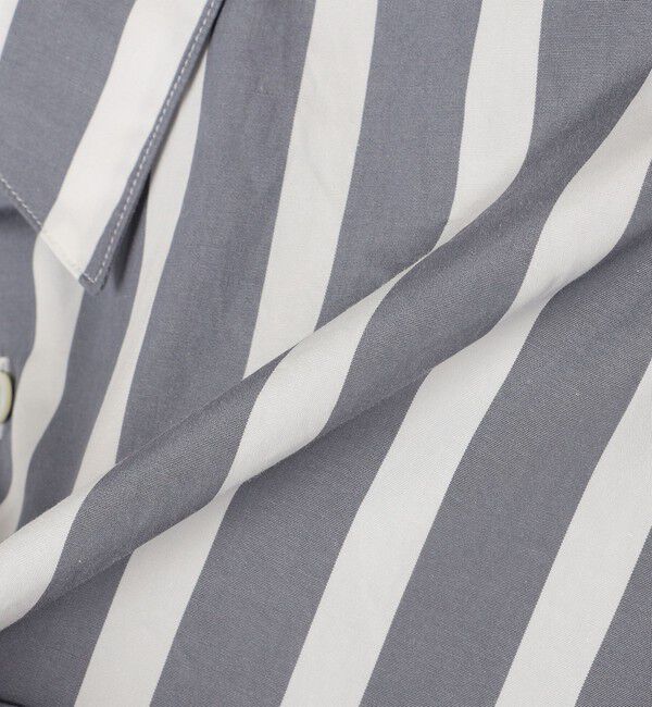 SHIPS any「SHIPS any: オーバーサイズ レギュラーカラー チェック／ストライプ 長袖 シャツ◇」|シャツ・ブラウス|