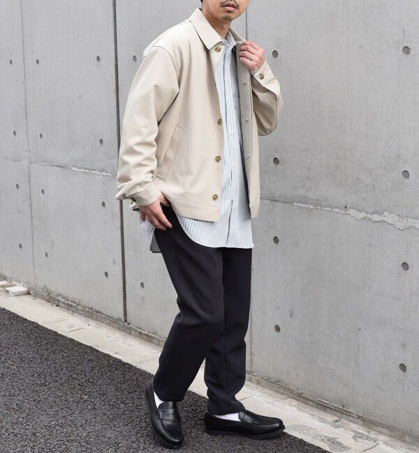 SHIPS any「SHIPS any: 〈手洗い可能〉 ショート ブルゾン 24FW◇」|ブルゾン・スタジャン|