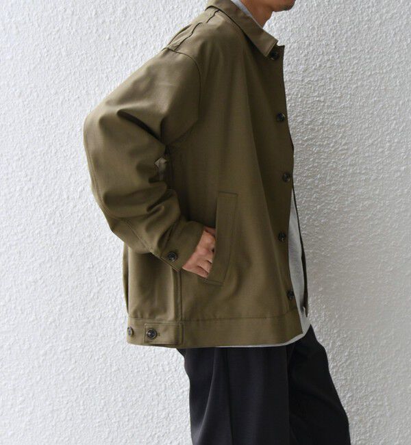 SHIPS any「SHIPS any: 〈手洗い可能〉 ショート ブルゾン 24FW◇」|ブルゾン・スタジャン|