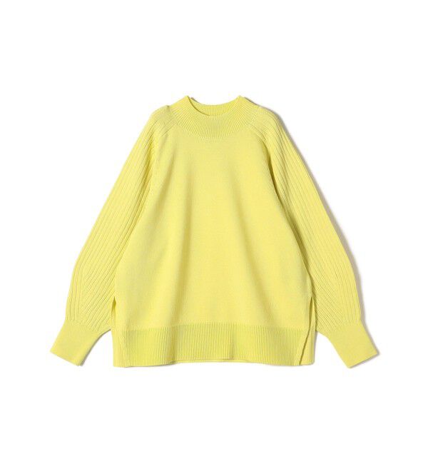 SHIPS for women「〈手洗い可能〉マーセライズ コットン 編地 切替 プルオーバー 24SS ◇」|ニット・セーター|