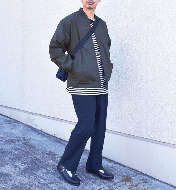 SHIPS any「SHIPS any: カルゼ 中綿 リブ ブルゾン」|ブルゾン・スタジャン|